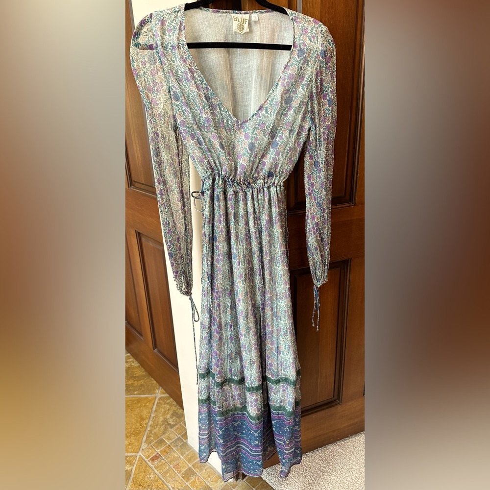 BLUE gorgeous maxi dress - never worn